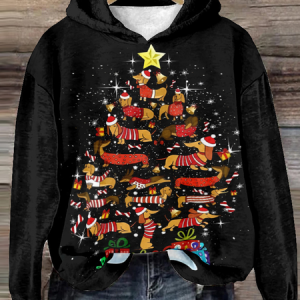Casual Hoodie Christmas Sweatshirt, Hoodies & Sweatshirts, color:Black|size:4XL, catalog Noracora shop