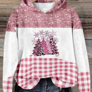 Casual Hoodie Christmas Sweatshirt, Hoodies & Sweatshirts, color:Pink|size:4XL, catalog Noracora shop