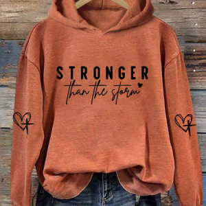 Women's Text Letters Spring/Fall Long Sleeve Casual Daily Hoodie, JustFashionNow Sweatshirts & Hoodies, color:Orange|size:5XL,
