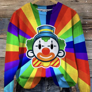 Vintage Crew Neck Geometric Sweatshirt, Hoodies & Sweatshirts, color:Multicolor|size:4XL, catalog Noracora shop