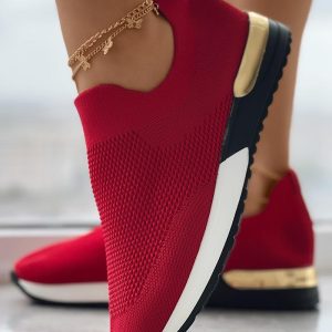Slip On Knit Sneakers, women Sneakers, ChicMe catalog