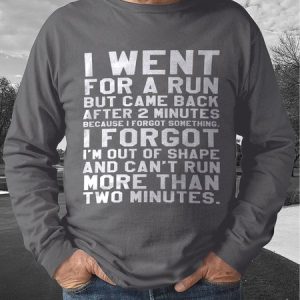 I Went For A Run But Came Back After Two Minutes Cotton Blends Casual Sweatshirts, Hoodies&Sweatshirts, Lilicloth.com