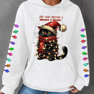 Casual Hoodie Christmas Hoodie, Hoodies & Sweatshirts, color:White|size:4XL, catalog Noracora shop