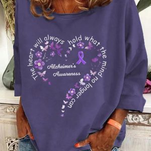 Women's Floral Print Casual Sweatshirt, Hoodies&Sweatshirts, Lilicloth.com