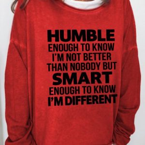 Humble Smart I'm Different Regular Fit Sweatshirts, Hoodies&Sweatshirts, Lilicloth.com