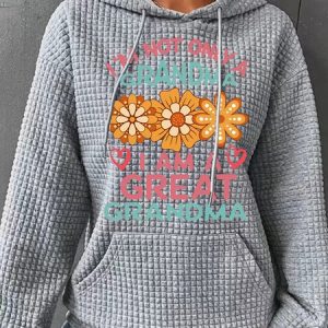 Great Grandma Simple Loose Hoodie, Hoodies&Sweatshirts, Lilicloth.com