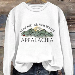Women's Appalachia StrongPrinted Sweatshirt, Hoodies&Sweatshirts, Lilicloth.com
