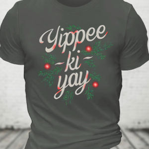 Yippee-Ki-Yay Cotton T-Shirt, T-shirts, Lilicloth.com