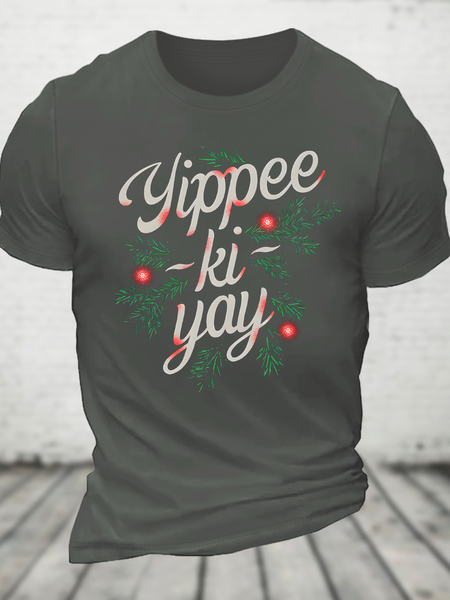 Yippee-Ki-Yay Cotton T-Shirt, T-shirts, Lilicloth.com