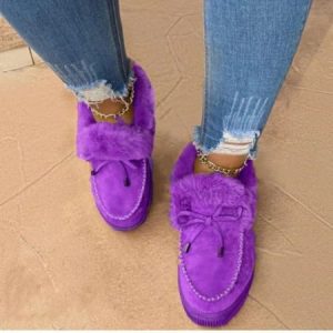 Casual Plain Zipper Block Heel Riding Boots, Shoes, color:Purple|size:43, catalog Noracora shop