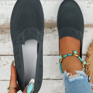 Women's Breathable Mesh Fabric Flat Shoes, Flats, Lilicloth.com