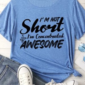 Lilicloth X Manikvskhan I’m Not Short I’m Concentrated Awesome Women's T-Shirt, T-shirts, Lilicloth.com