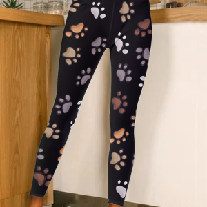 Women Cat Simple All Season Long Leggings, Leggings, color:As Picture|size:3XL, catalog Noracora shop