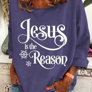 Jesus Is The Reason Casual Sweatshirt, Hoodies&Sweatshirts, Lilicloth.com