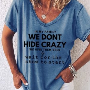 Lilicloth X Kat8lyst We Dont Hide Crazy Women's T-Shirt, T-shirts, Lilicloth.com