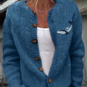 Casual Regular Fit Cardigan, Cardigans, Lilicloth.com