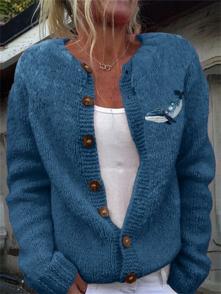 Casual Regular Fit Cardigan, Cardigans, Lilicloth.com
