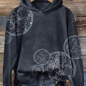 Women's Text Letters Spring/Fall Long Sleeve Casual Daily Hoodie, JustFashionNow Sweatshirts & Hoodies, color:Black|size:5XL,
