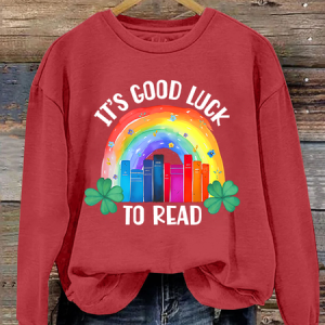 It's Good Luck To Read Shirt, St Casual Sweatshirt, Hoodies&Sweatshirts, Lilicloth.com
