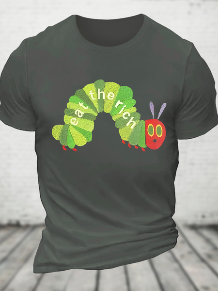 Eat The Rich Cotton T-shirt, T-shirts, Lilicloth.com