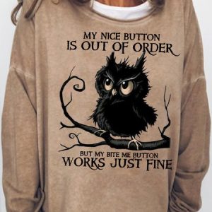 Womens Funny Letters Casual Sweatshirt, Hoodies&Sweatshirts, Lilicloth.com