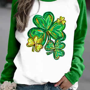 Women'S St. Patrick's Day Crew Neck Sweatshirt, Hoodies&Sweatshirts, Lilicloth.com