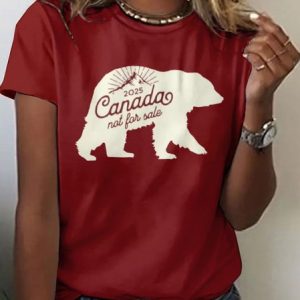 Crew Neck Regular Fit Animal Casual T-Shirt, T-shirts, Lilicloth.com