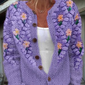 Knitted Casual Cardigan, Cardigans, Lilicloth.com