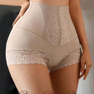 High Waist Sexy Contrast Lace Shapewear Seamless Butt Lifting Panties Tummy Control Body Shaper, women Shapewear, ChicMe catalog