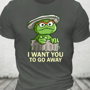 I Want You To Go Away Cotton T-Shirt, T-shirts, Lilicloth.com