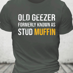 Old Geezer Cotton T-Shirt, T-shirts, Lilicloth.com
