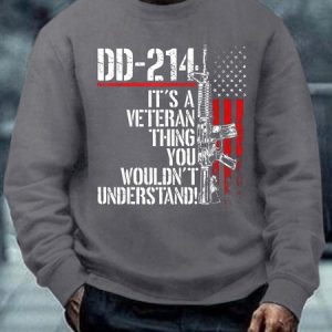 Men Veteran Thing You Wouldn’t Understand Text Letters Sweatshirt, Hoodies&Sweatshirts, Lilicloth.com
