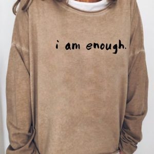 I Am Enough Positive Affirmation Sweatshirts, Hoodies&Sweatshirts, Lilicloth.com