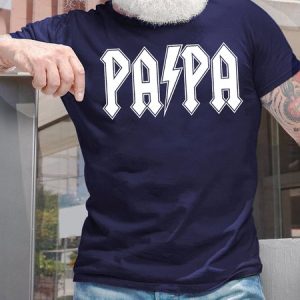 Men's Papa Funny Graphic Print Casual Loose Text Letters Cotton T-Shirt, T-shirts, Lilicloth.com