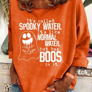Spooky Water Casual Sweatshirt, Hoodies&Sweatshirts, Lilicloth.com