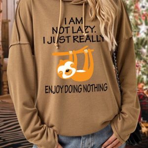 Lilicloth X Y I Am Not Lazy Womens Hoodie, Hoodies&Sweatshirts, Lilicloth.com