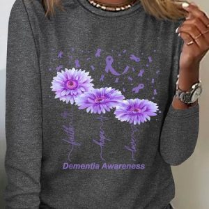 Memories Matters Alaheimers Warrior Sarcastic Long sleeve Shirt, Long sleeves, Lilicloth.com