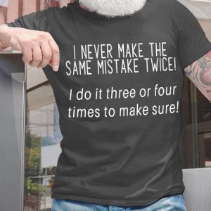 Lilicloth X Kat8lyst I Never Make The Same Mistake Twice Men's T-Shirt, T-shirts, Lilicloth.com