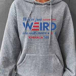 They're Just Weird Simple Loose Hoodie, Hoodies&Sweatshirts, Lilicloth.com
