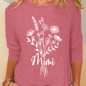 Wildflower Mimi Casual Long Sleeve Shirt, Long sleeves, Lilicloth.com