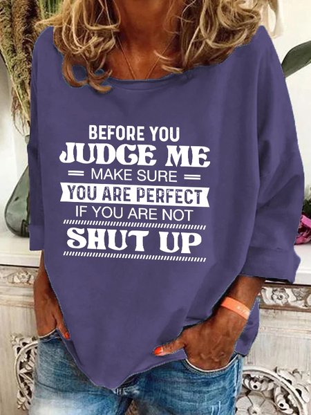 Before You Judge Me Funny Casual Sweatshirt, Hoodies&Sweatshirts, Lilicloth.com