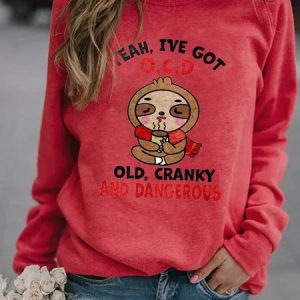 Old, Cranky and Dangerous Women's Sweatshirts, Hoodies&Sweatshirts, Lilicloth.com