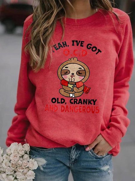 Old, Cranky and Dangerous Women's Sweatshirts, Hoodies&Sweatshirts, Lilicloth.com