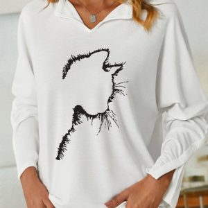 Lilicloth X Jessanjony Cat Lovers Gift Women's Sweatshirt, Hoodies&Sweatshirts, Lilicloth.com