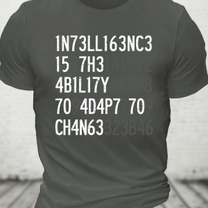 Intelligence Cotton T-Shirt, T-shirts, Lilicloth.com