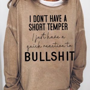 Women Elizabeth Taylor Quotes about life Loose Cotton-Blend Sweatshirt, Hoodies&Sweatshirts, Lilicloth.com