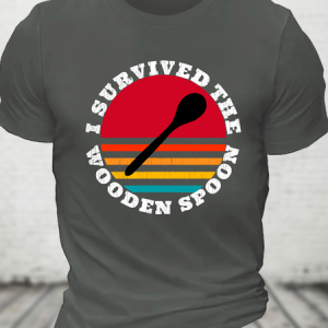 I Survived The Wooden Spoon For Wooden Spoon Survivor Cotton T-Shirt, T-shirts, Lilicloth.com