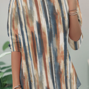 Striped Long sleeve Shirt, Long sleeves, Lilicloth.com