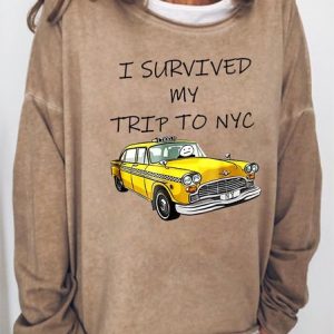 I Survived My Trip to NYC Sweatshirts, Hoodies&Sweatshirts, Lilicloth.com