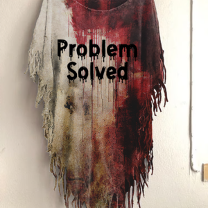 Women's Problem Solved Casual Halloween Fringe Top, T-shirts, Lilicloth.com